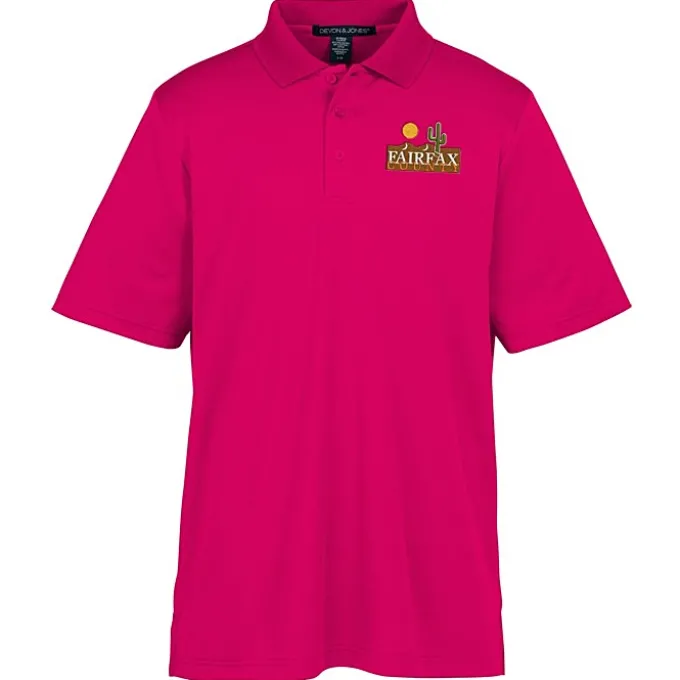 CrownLux Performance Plaited Polo - Men's