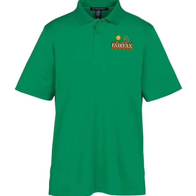 CrownLux Performance Plaited Polo - Men's