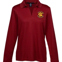 CrownLux Performance Plaited LS Polo - Ladies'