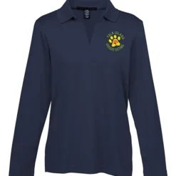 CrownLux Performance Plaited LS Polo - Ladies'
