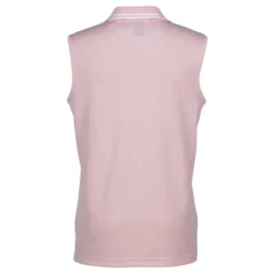 CrownLux Performance Plaited Tipped Sleeveless Polo - Ladies'