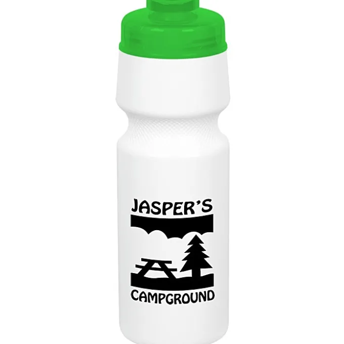 Cruiser Sport Bottle with Flip Drink Lid - 24 oz - White
