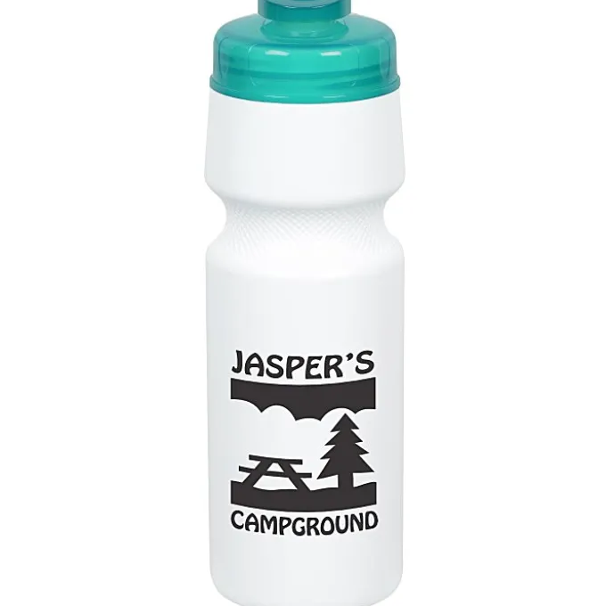 Cruiser Sport Bottle with Flip Drink Lid - 24 oz - White