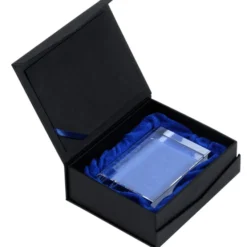 Crystal Book Award - 4 inches