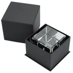 Crystal Corner Block Award - 4 inches