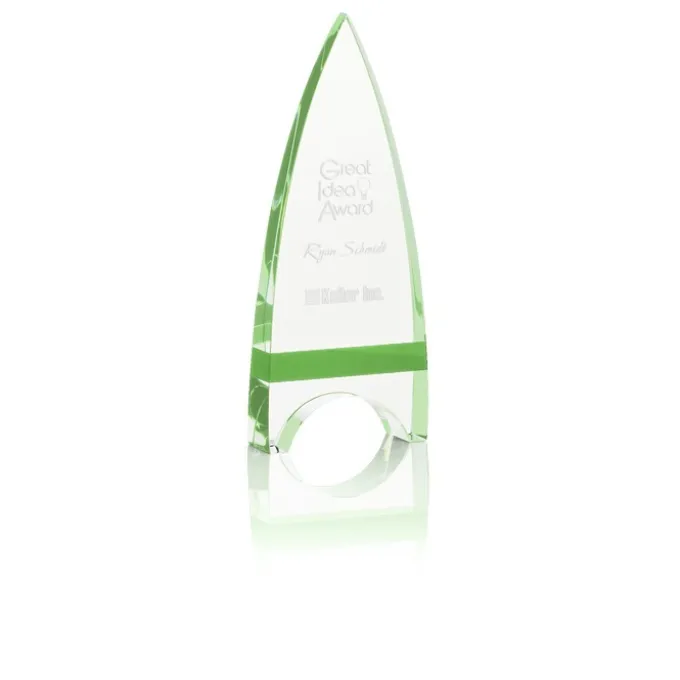 Crystal Crest Award - 8 inches