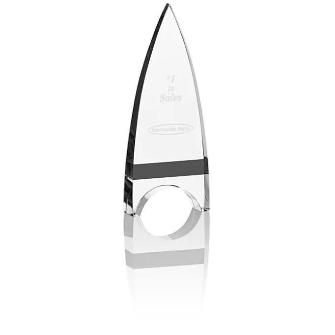 Crystal Crest Award - 7 inches