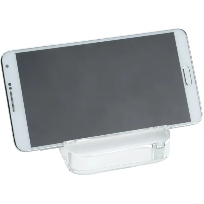 Crystal Paperweight Phone Stand - Square