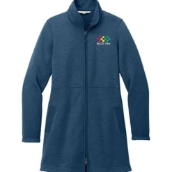 Curve Sweater Fleece Long Jacket - Ladies'