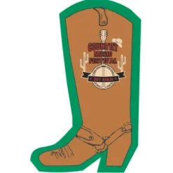 Cushioned Jar Opener - Cowboy Boot - Full Color