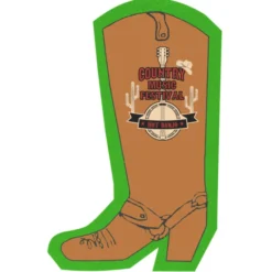 Cushioned Jar Opener - Cowboy Boot - Full Color