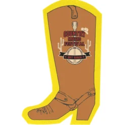 Cushioned Jar Opener - Cowboy Boot - Full Color