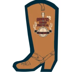 Cushioned Jar Opener - Cowboy Boot - Full Color