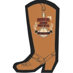 Cushioned Jar Opener - Cowboy Boot - Full Color