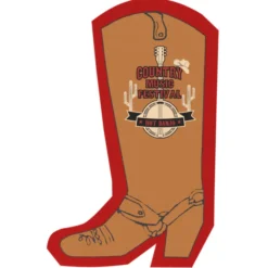 Cushioned Jar Opener - Cowboy Boot - Full Color