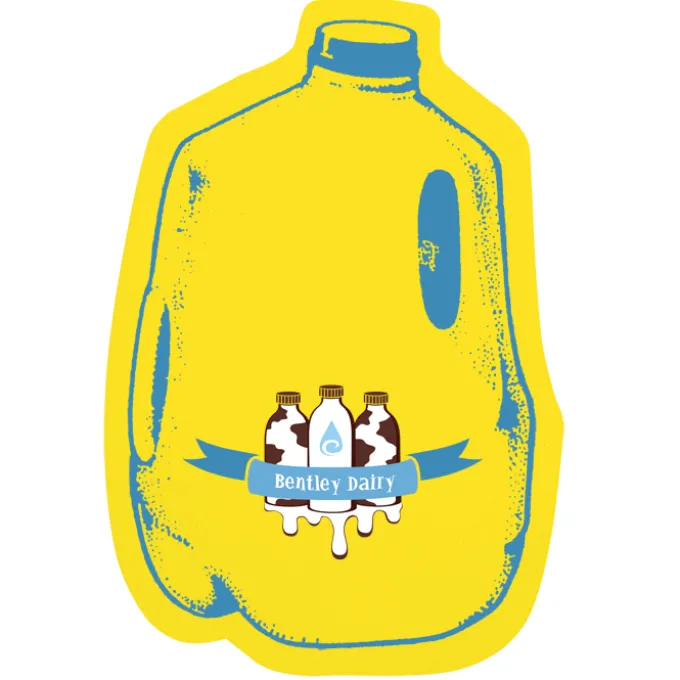 Cushioned Jar Opener - Milk Jug - Full Color