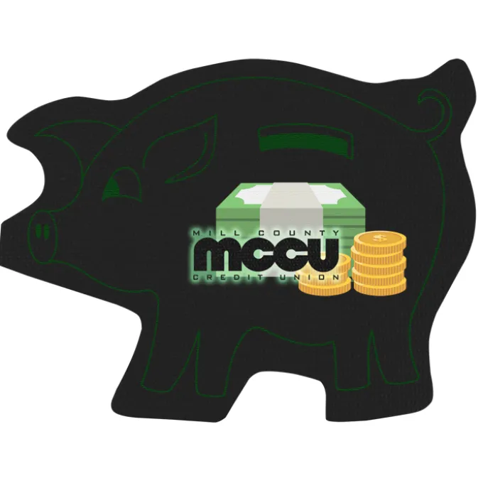 Cushioned Jar Opener - Piggy Bank - Full Color