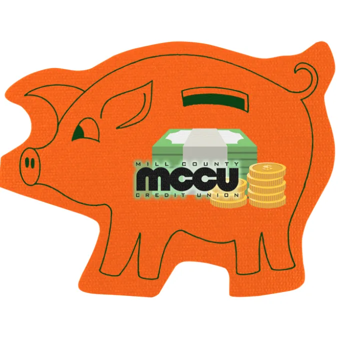 Cushioned Jar Opener - Piggy Bank - Full Color