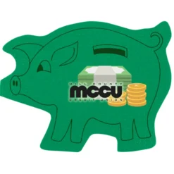 Cushioned Jar Opener - Piggy Bank - Full Color