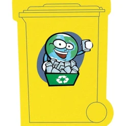 Cushioned Jar Opener - Recycle Bin - Full Color