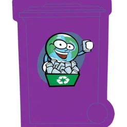 Cushioned Jar Opener - Recycle Bin - Full Color