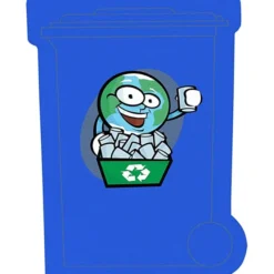 Cushioned Jar Opener - Recycle Bin - Full Color
