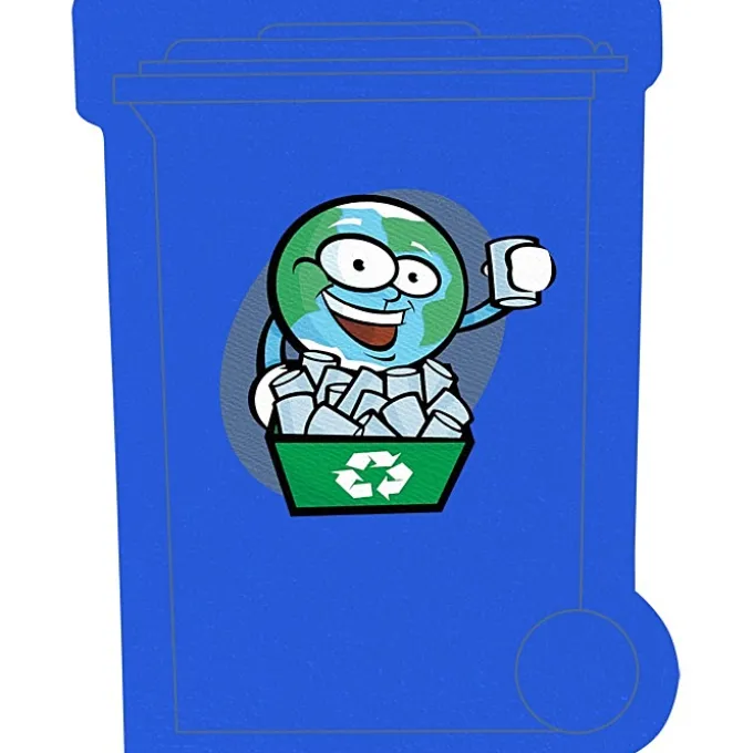 Cushioned Jar Opener - Recycle Bin - Full Color