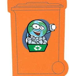 Cushioned Jar Opener - Recycle Bin - Full Color