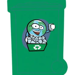 Cushioned Jar Opener - Recycle Bin - Full Color