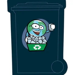 Cushioned Jar Opener - Recycle Bin - Full Color