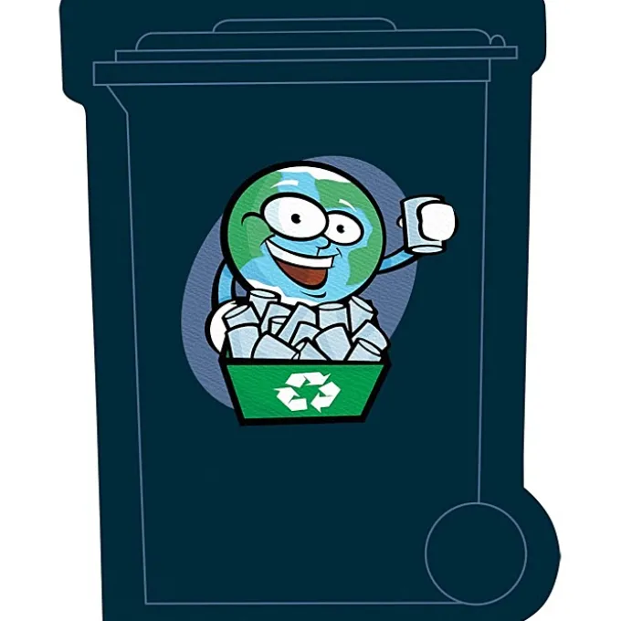 Cushioned Jar Opener - Recycle Bin - Full Color