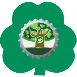 Cushioned Jar Opener - Shamrock - Full Color