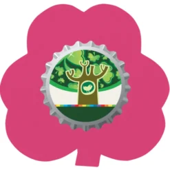 Cushioned Jar Opener - Shamrock - Full Color