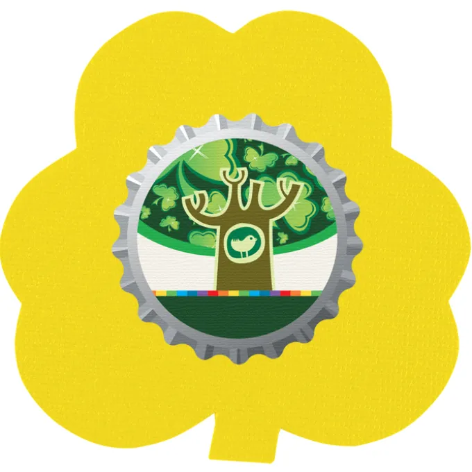 Cushioned Jar Opener - Shamrock - Full Color