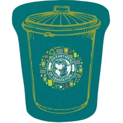 Cushioned Jar Opener - Trash Can - Full Color