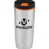 Custom Accent Stainless Travel Mug - 16 oz