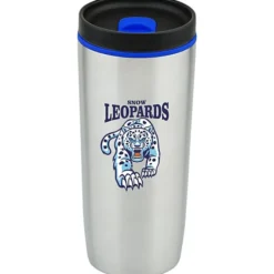Custom Accent Stainless Travel Mug - 16 oz - Full Color