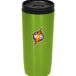 Custom Accent Stainless Travel Mug - 16 oz - Colors - Full Color