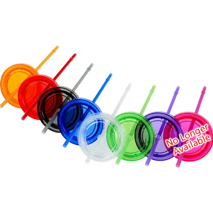 Customized Acrylic Tumbler with Straw - 16 oz - Clear