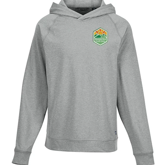Cutter & Buck Adapt Knit Heather Hooded Pullover - Men's