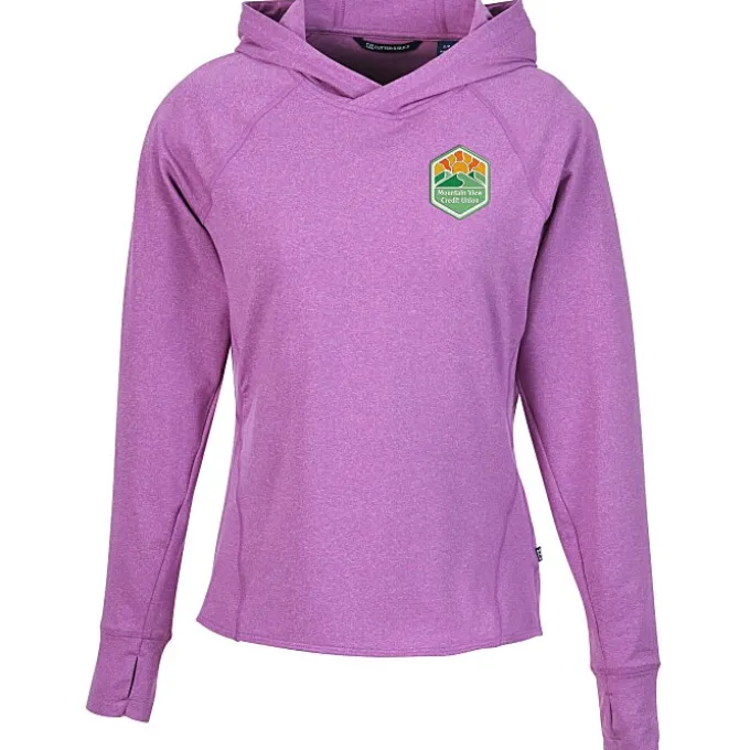 Cutter & Buck Adapt Knit Heather Hooded Pullover - Ladies'