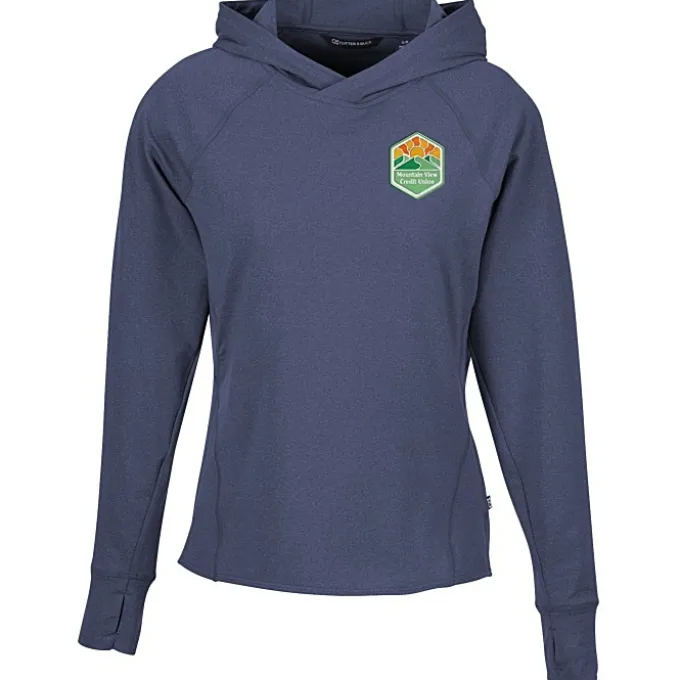 Cutter & Buck Adapt Knit Heather Hooded Pullover - Ladies'