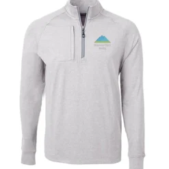 Cutter & Buck Adapt Knit Heather 1/4-Zip Pullover - Men's