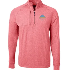 Cutter & Buck Adapt Knit Heather 1/4-Zip Pullover - Men's