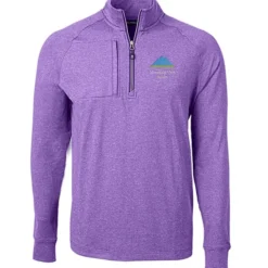Cutter & Buck Adapt Knit Heather 1/4-Zip Pullover - Men's