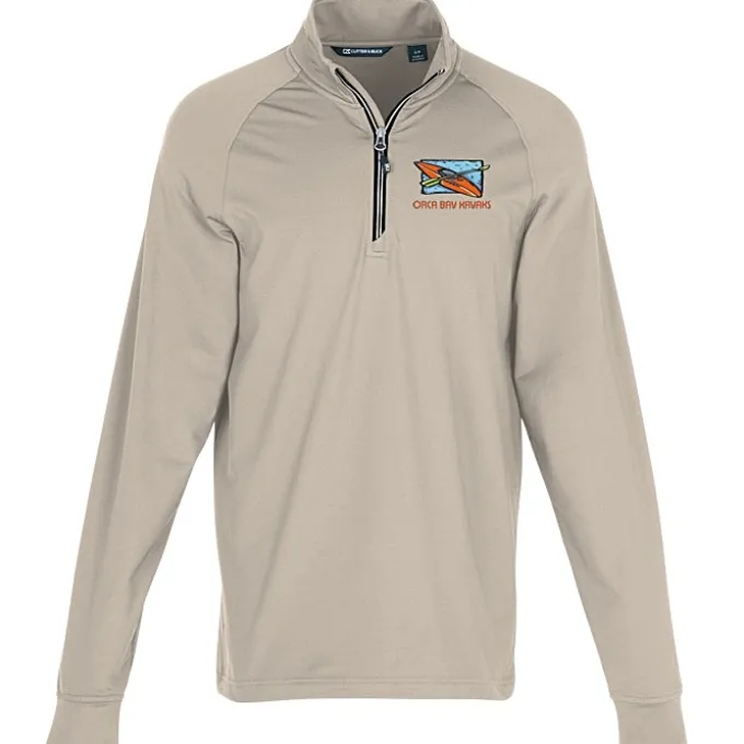 Cutter & Buck Adapt Knit Stretch 1/4-Zip Pullover - Men's