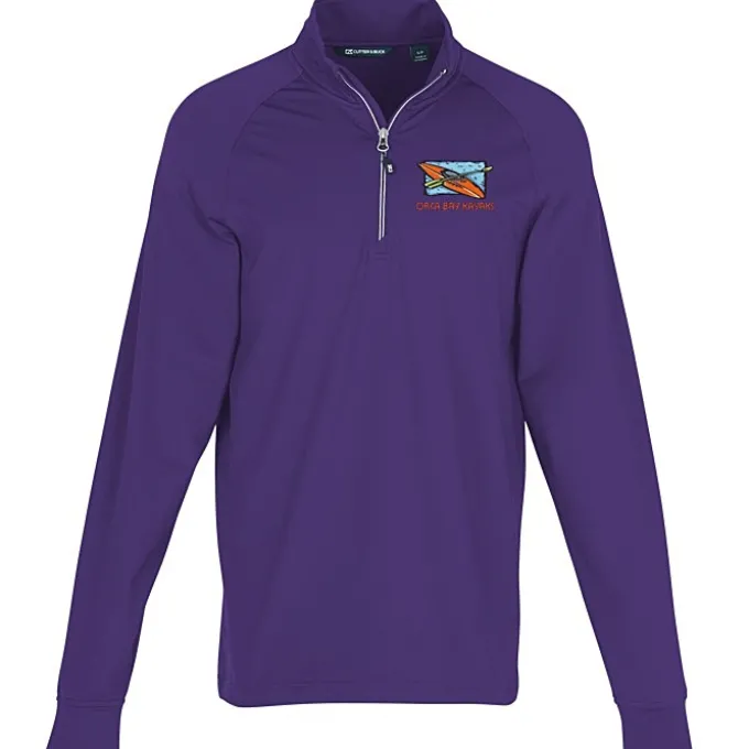 Cutter & Buck Adapt Knit Stretch 1/4-Zip Pullover - Men's