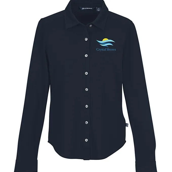 Cutter & Buck Advantage Tri-Blend Pique Knit Shirt - Ladies'