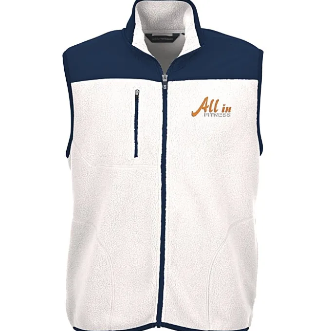 Cutter & Buck Cascade Sherpa Fleece Vest - Men's