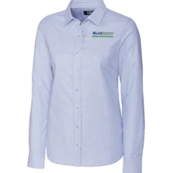Cutter & Buck Epic Easy Care Stretch Oxford Stripe Shirt - Ladies'